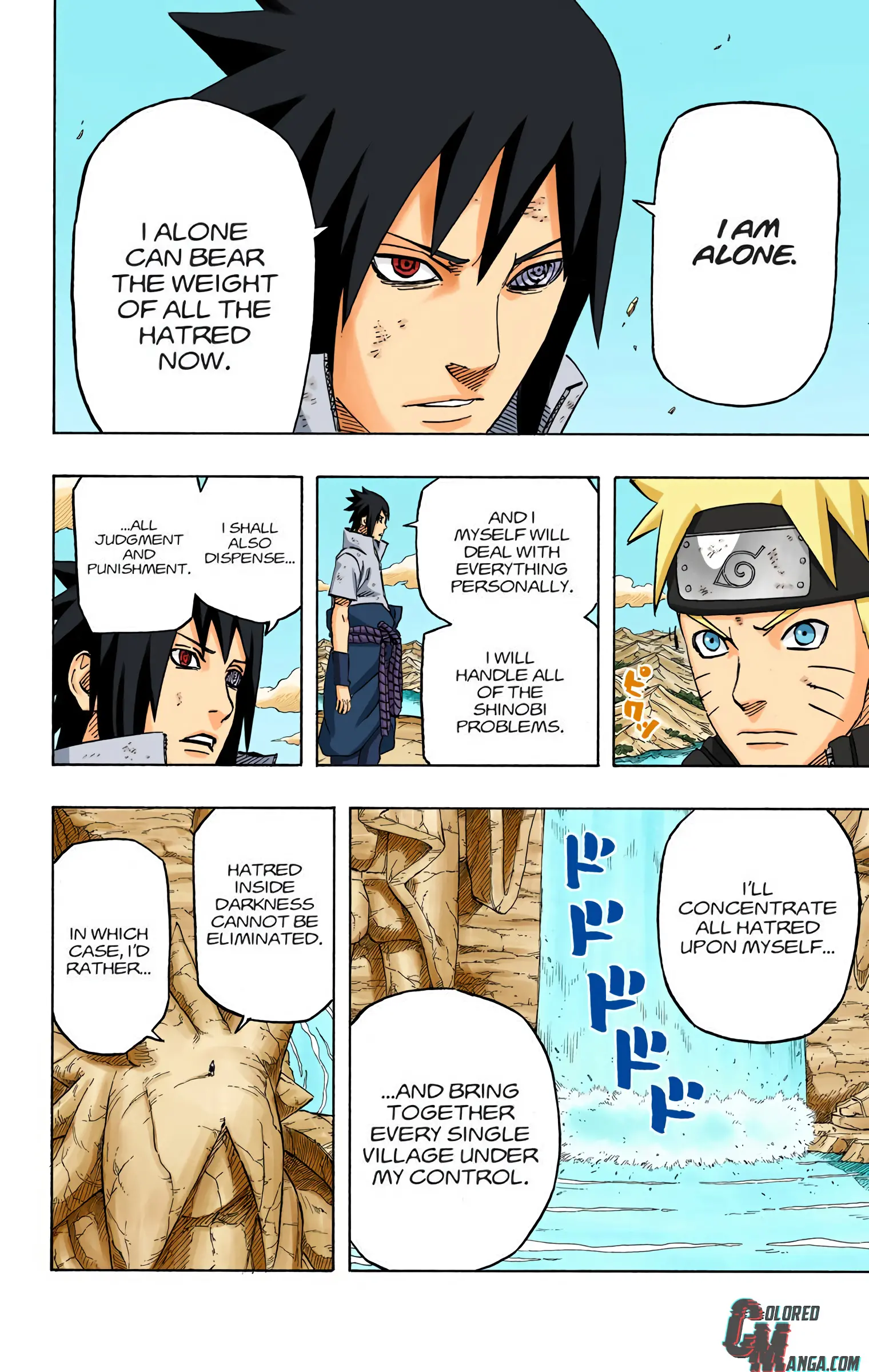 Naruto Colored Manga Online, chapter 694, page 4