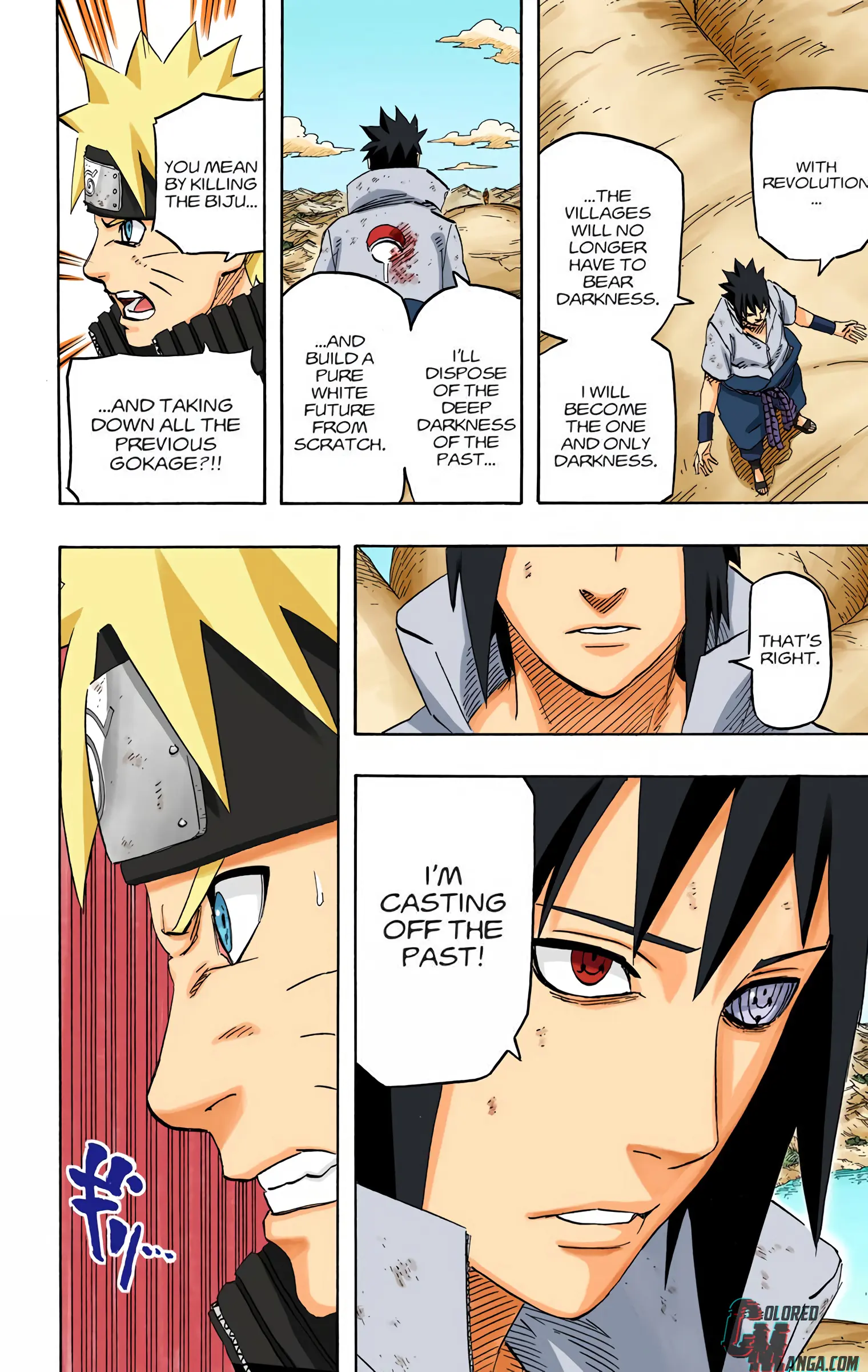 Naruto Colored Manga Online, chapter 694, page 10