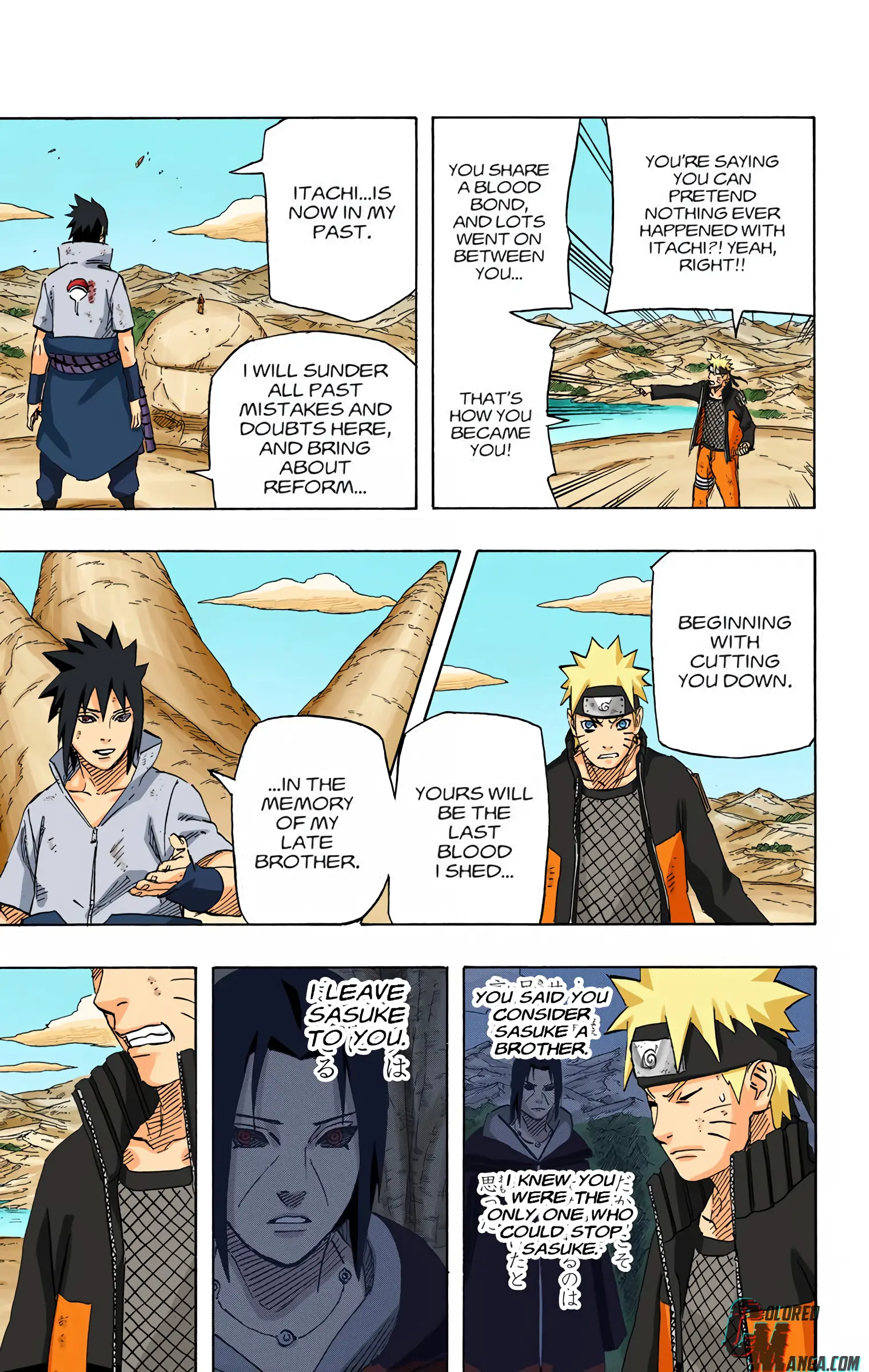 Naruto Colored Manga Online, chapter 694, page 11