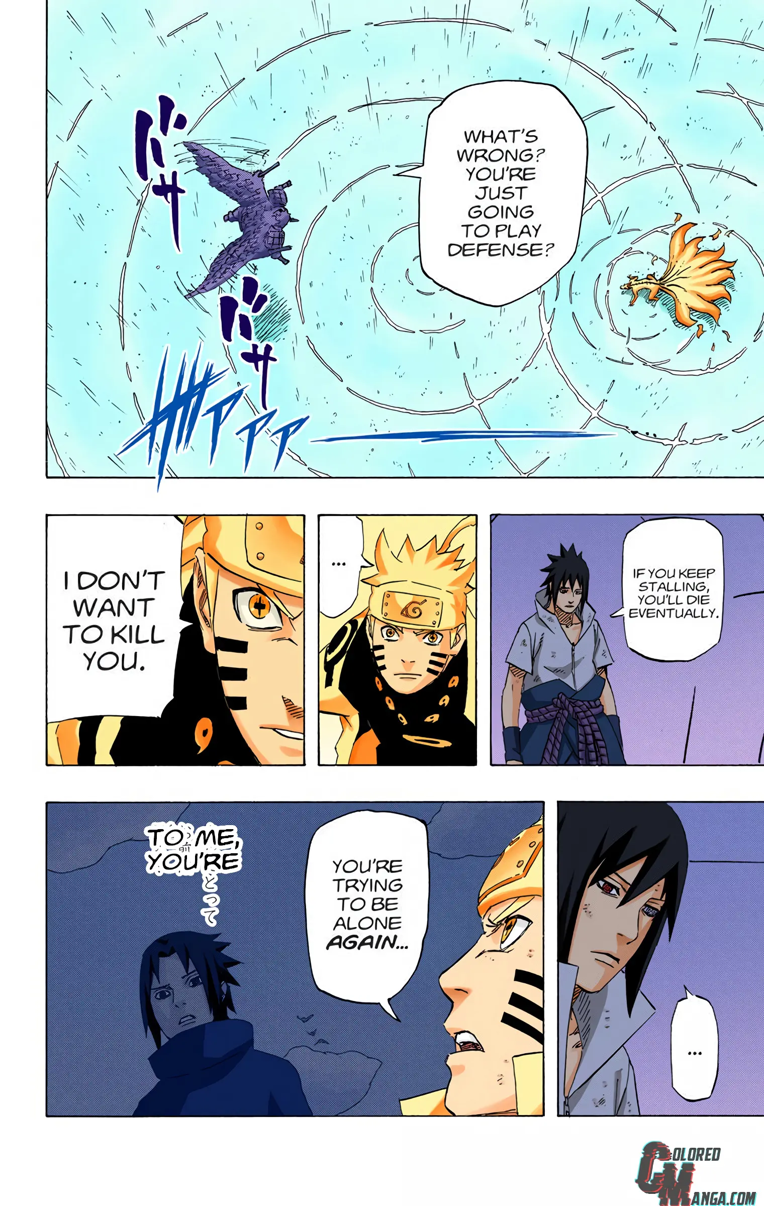 Naruto Colored Manga Online, chapter 695, page 15