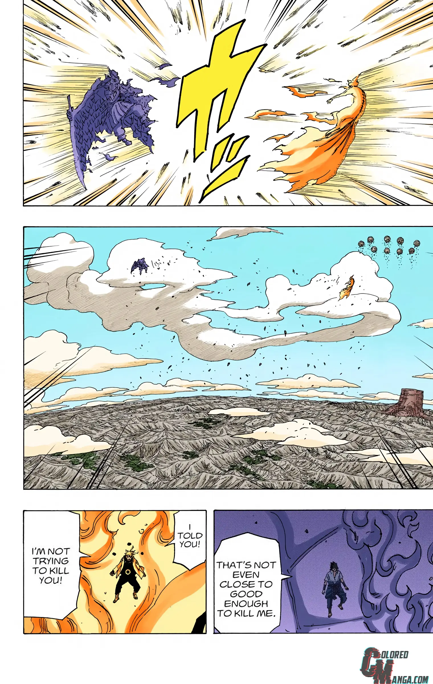 Naruto Colored Manga Online, chapter 696, page 4