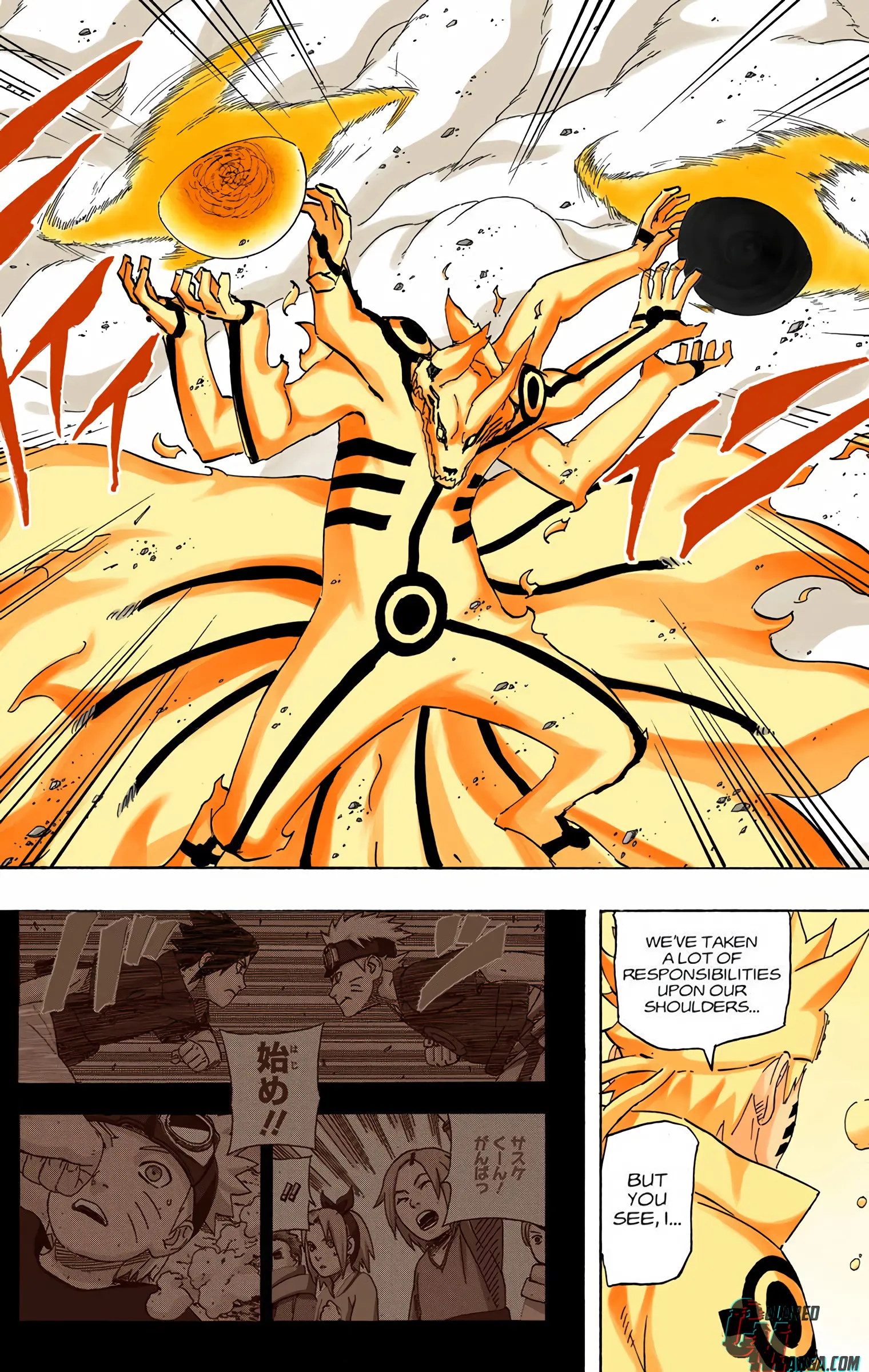 Naruto Colored Manga Online, chapter 696, page 15