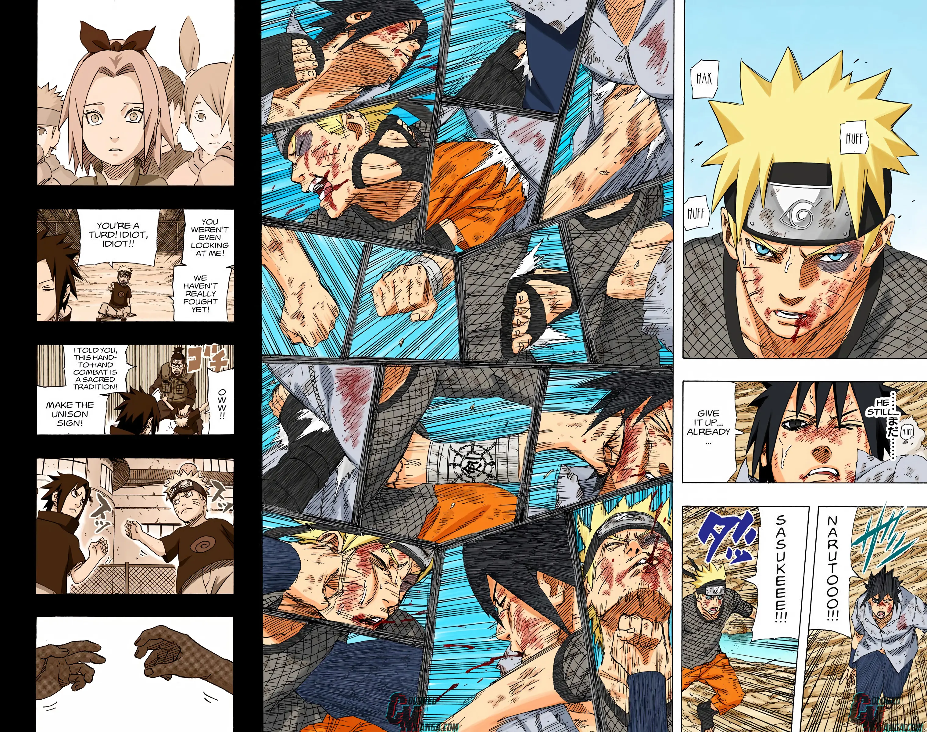 Naruto Colored Manga Online, chapter 697, page 13