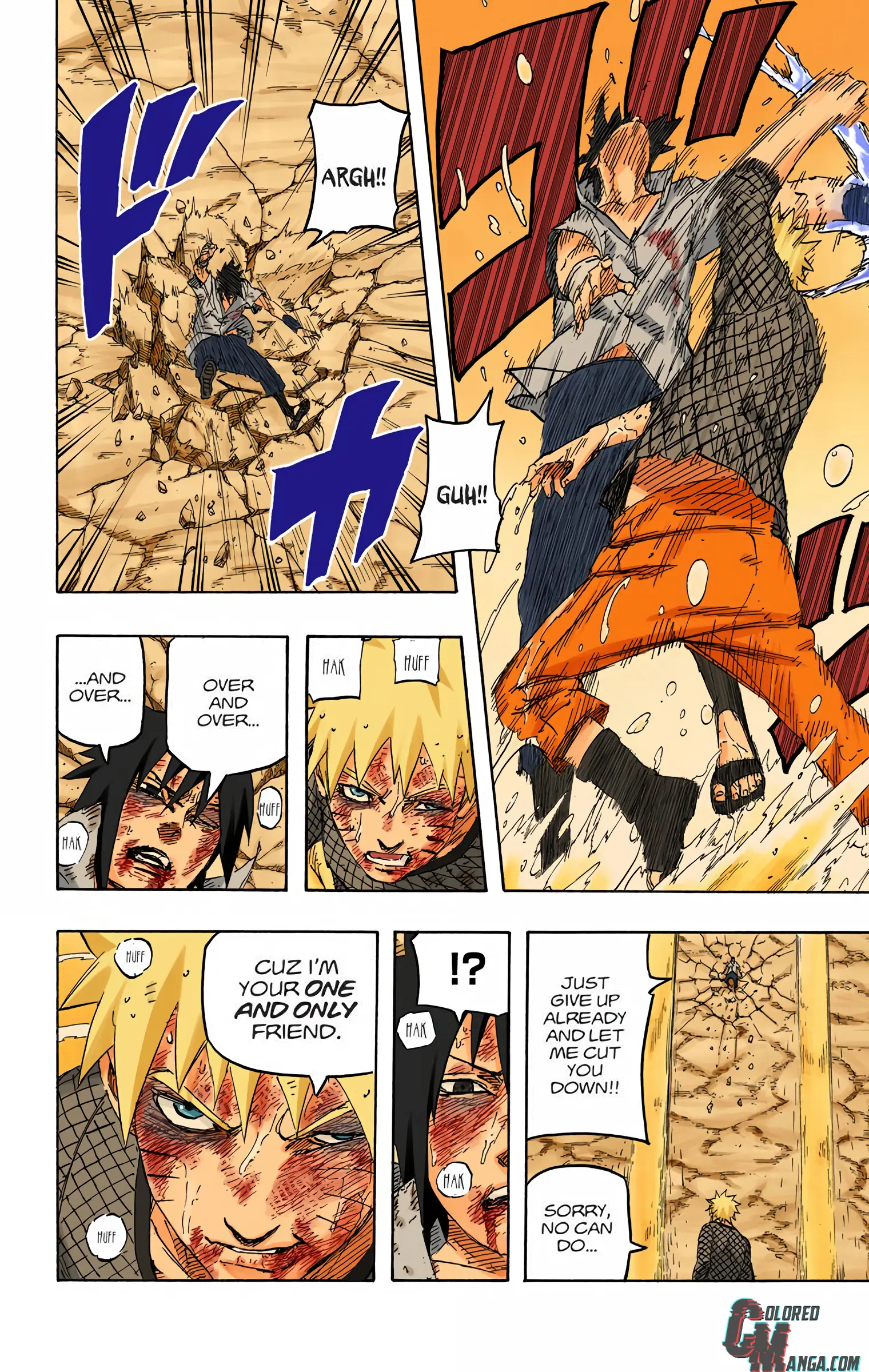 Naruto Colored Manga Online, chapter 698, page 2