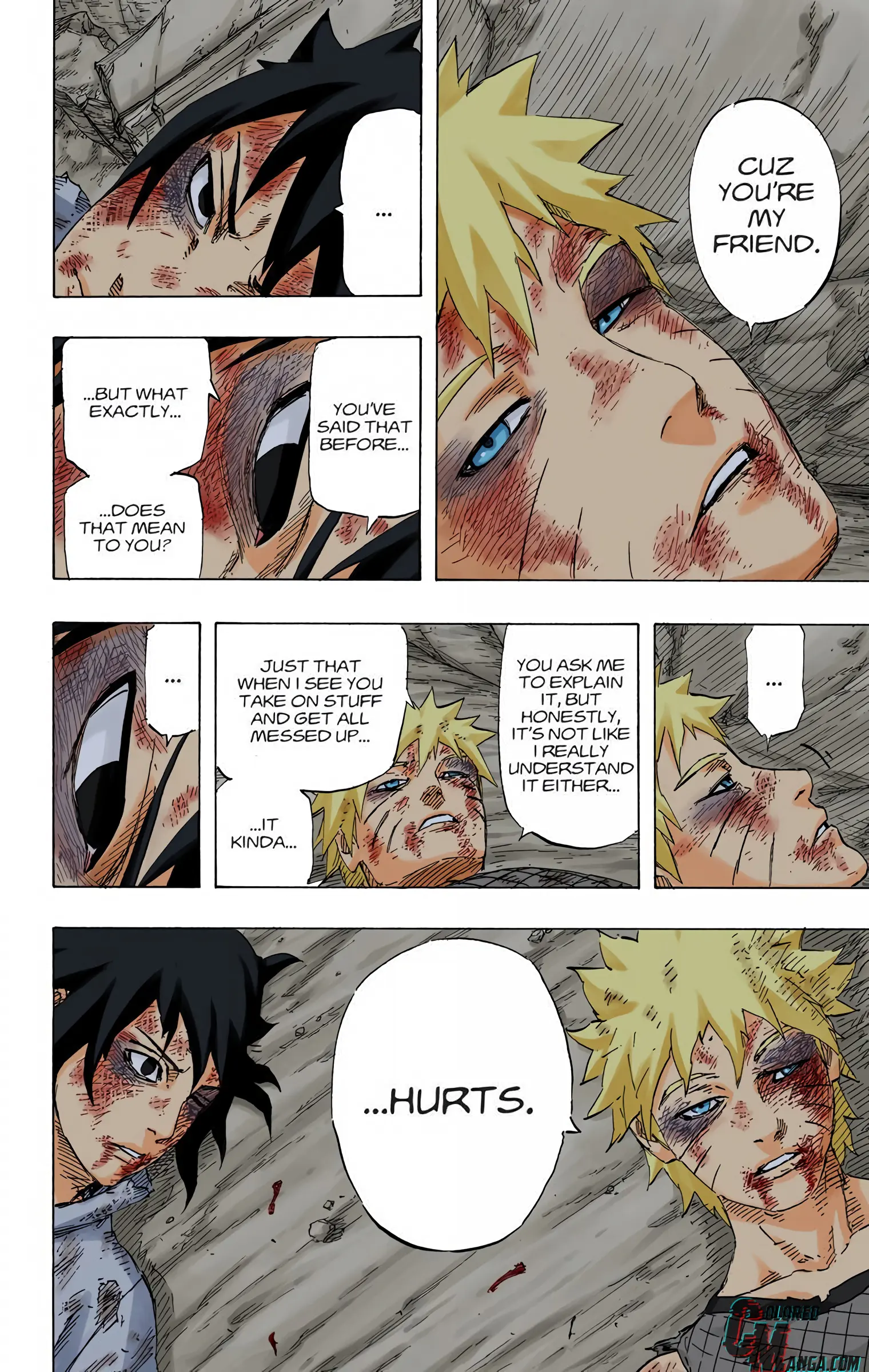 Naruto Colored Manga Online, chapter 698, page 10