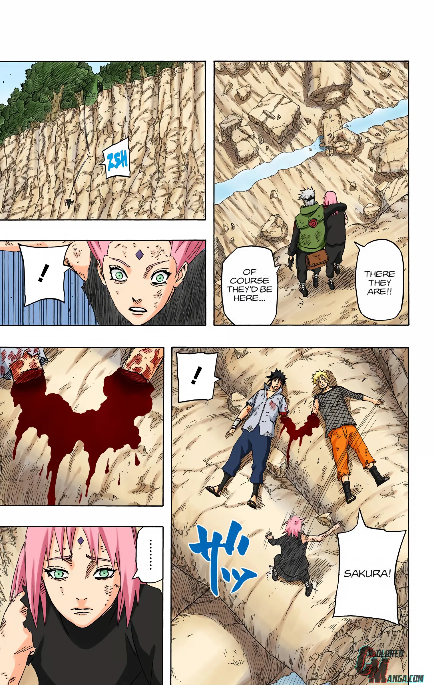 Naruto Colored Manga Online, chapter 699, page 4