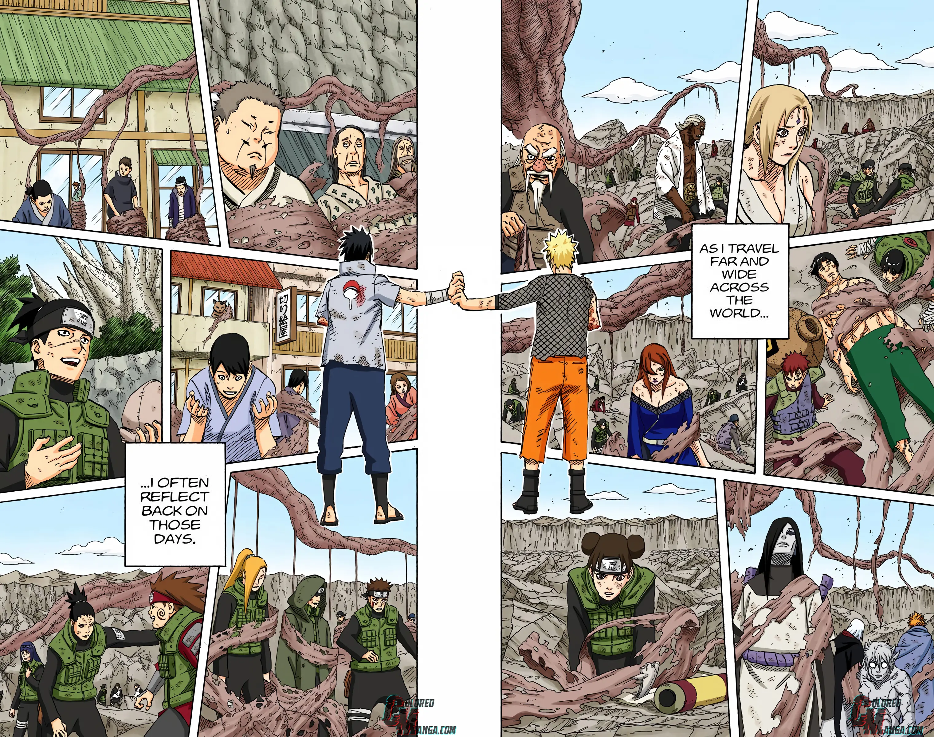 Naruto Colored Manga Online, chapter 699, page 10