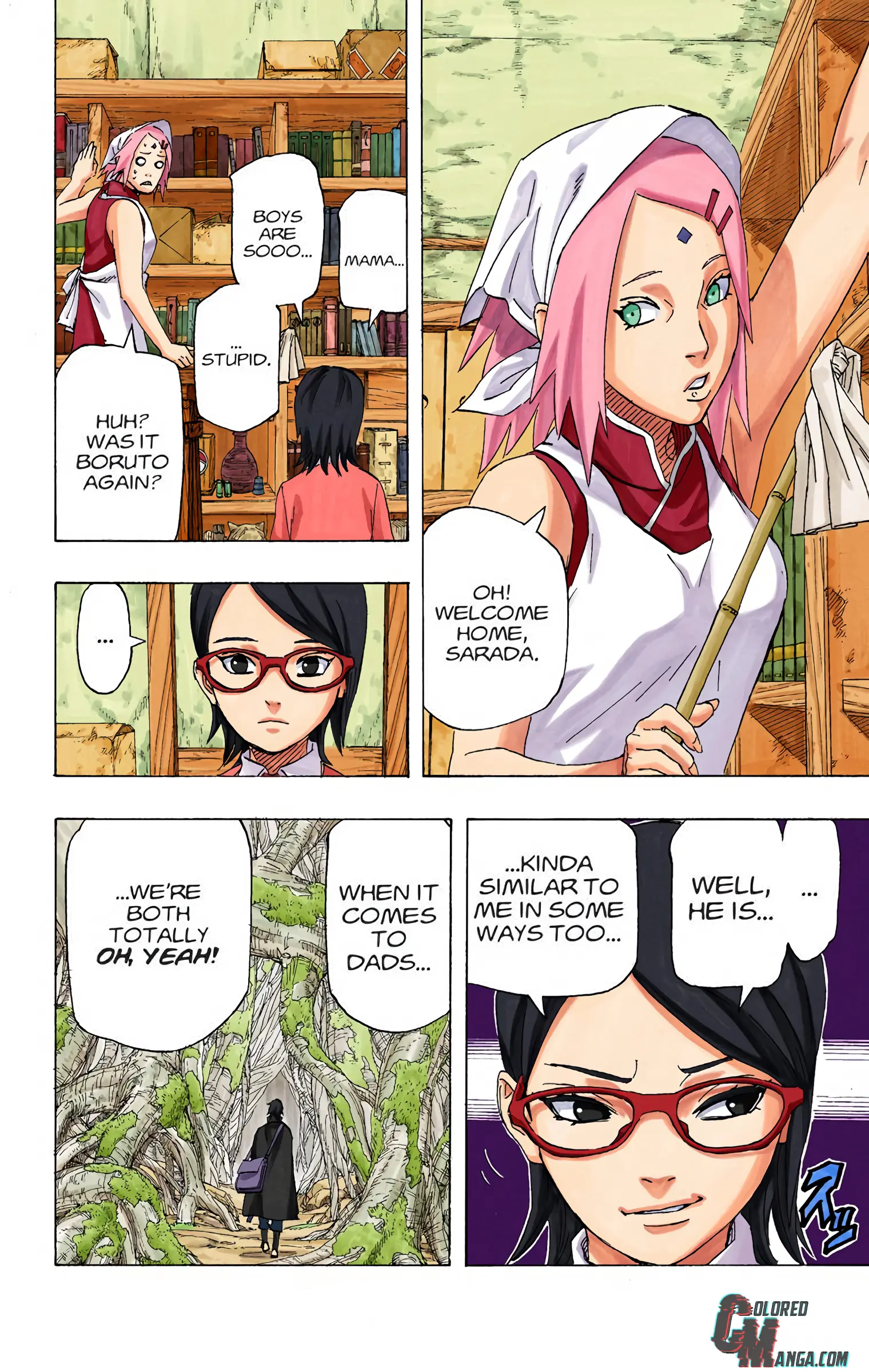 Naruto Colored Manga Online, chapter 700 END, page 18