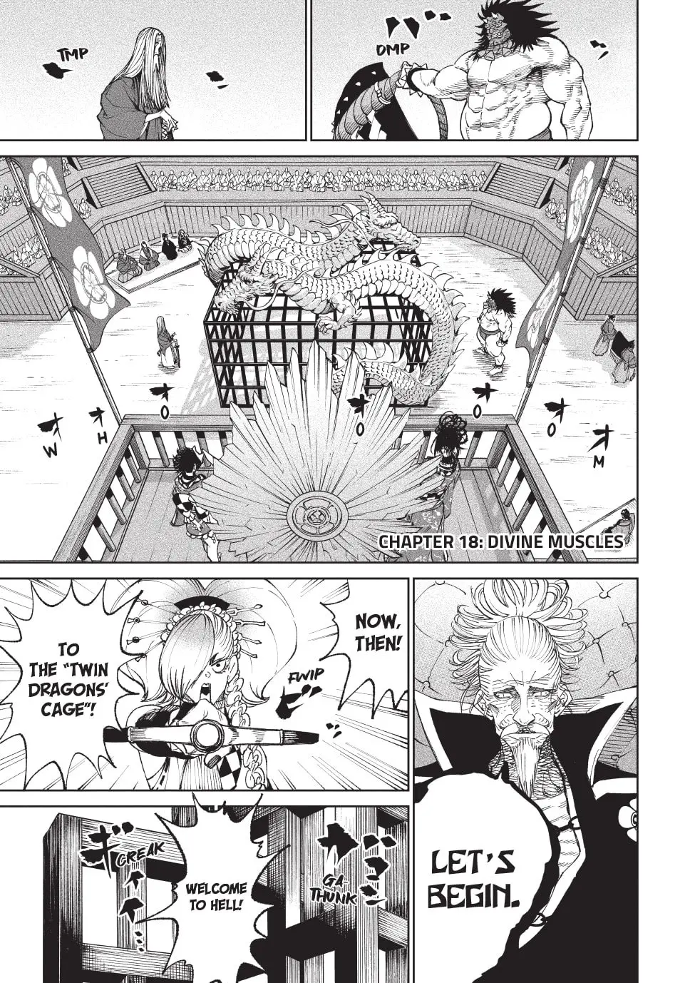 Tenkaichi Nihon Saikyo Bugeisha Ketteisen, chapter 18, page 1