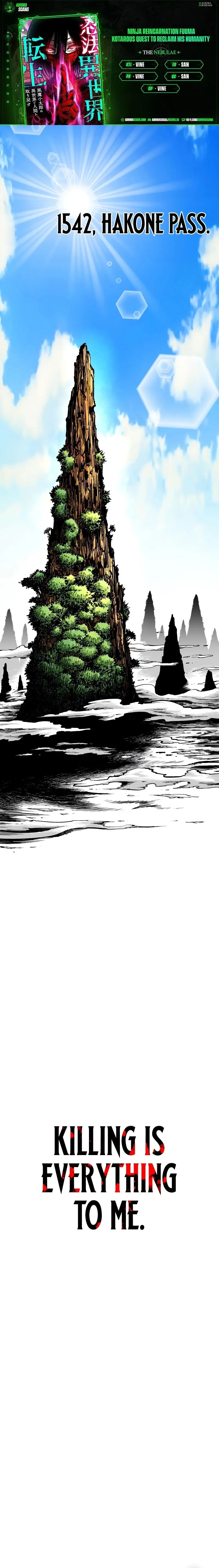 Ninja Reincarnation Fuuma Kotarou’s Quest to Reclaim His Humanity, chapter 1, page 1