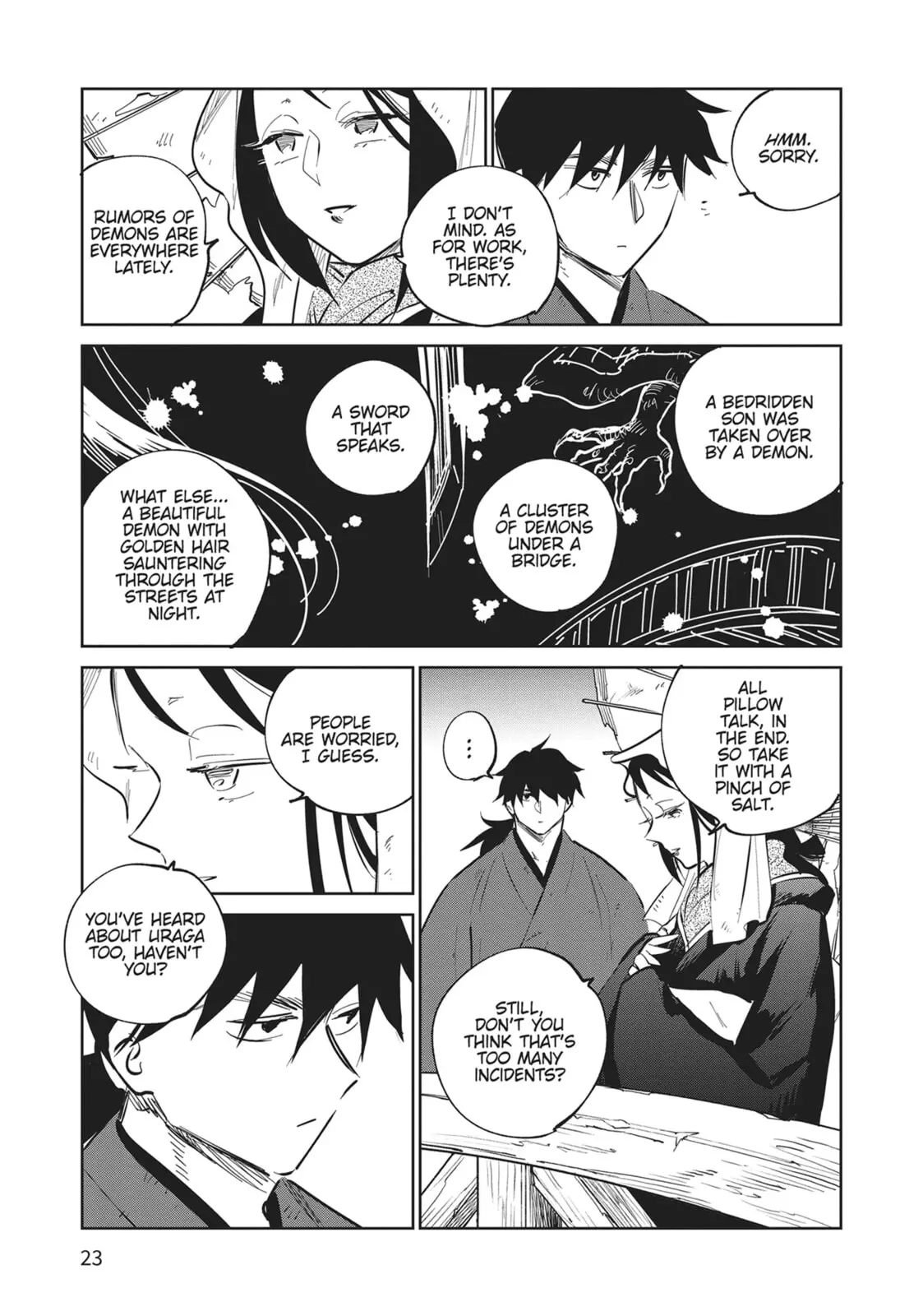 Sword of the Demon Hunter Kijin Gentoushou, chapter 30, page 13