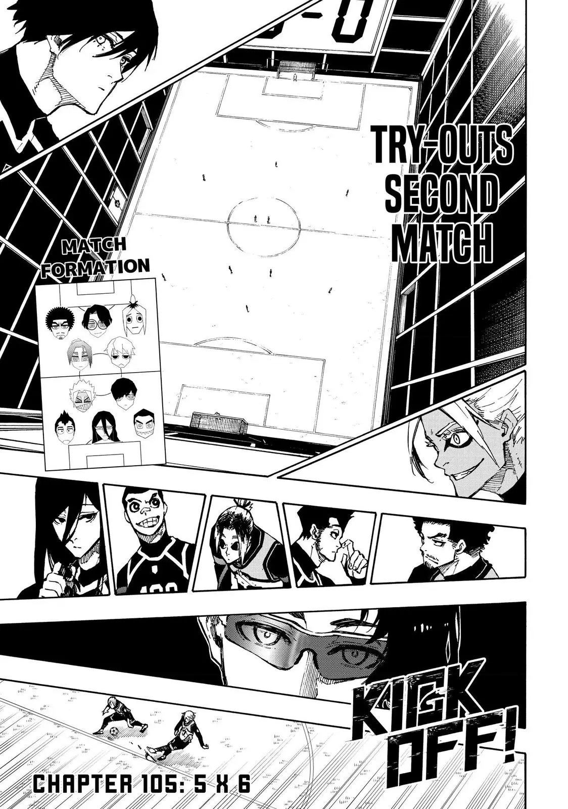 B Lock Manga, chapter 105, page 1