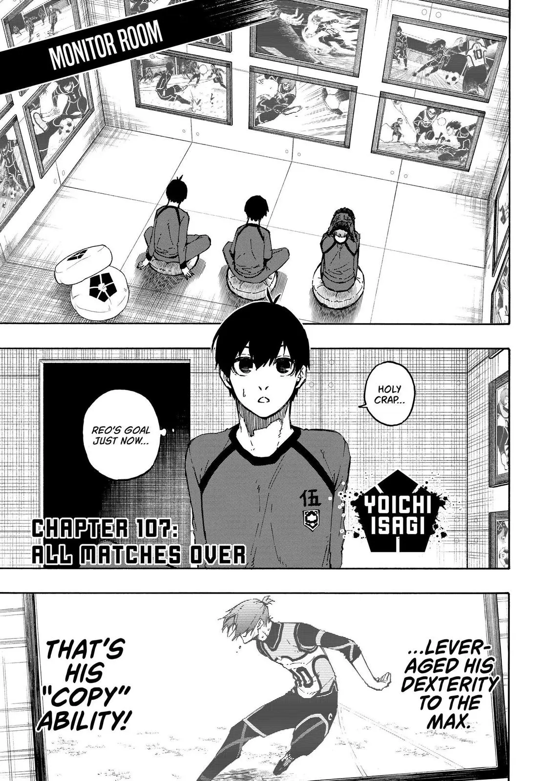 B Lock Manga, chapter 107, page 1