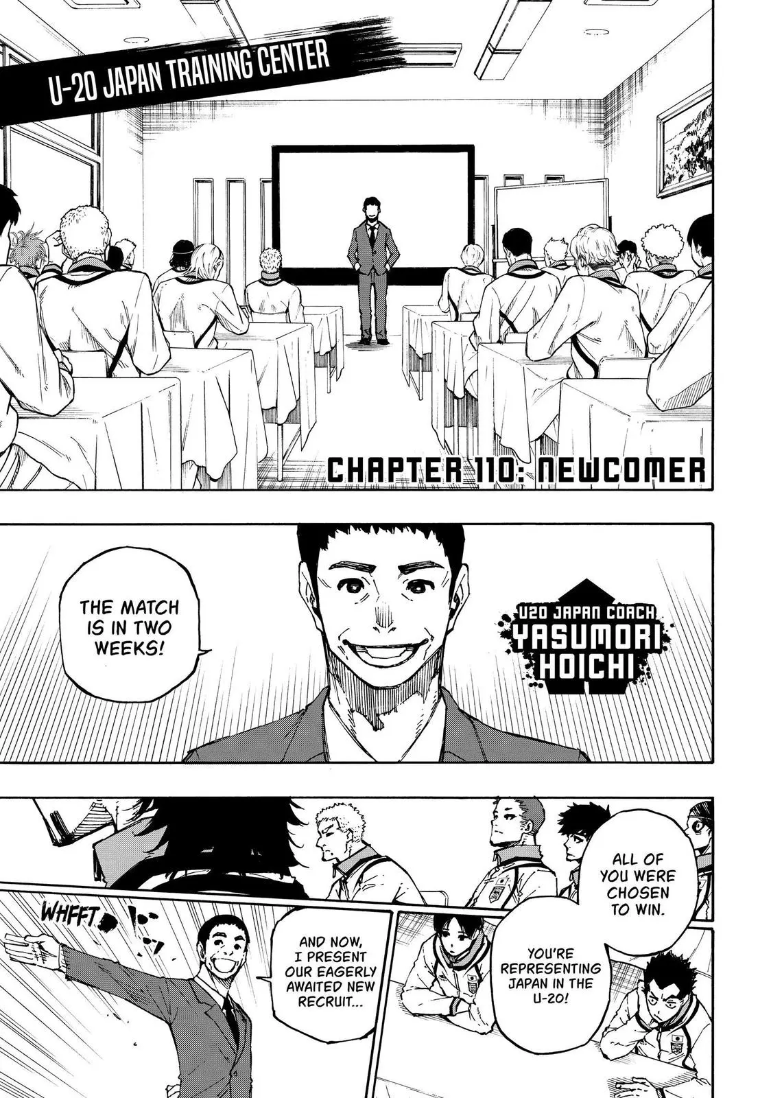 B Lock Manga, chapter 110, page 1