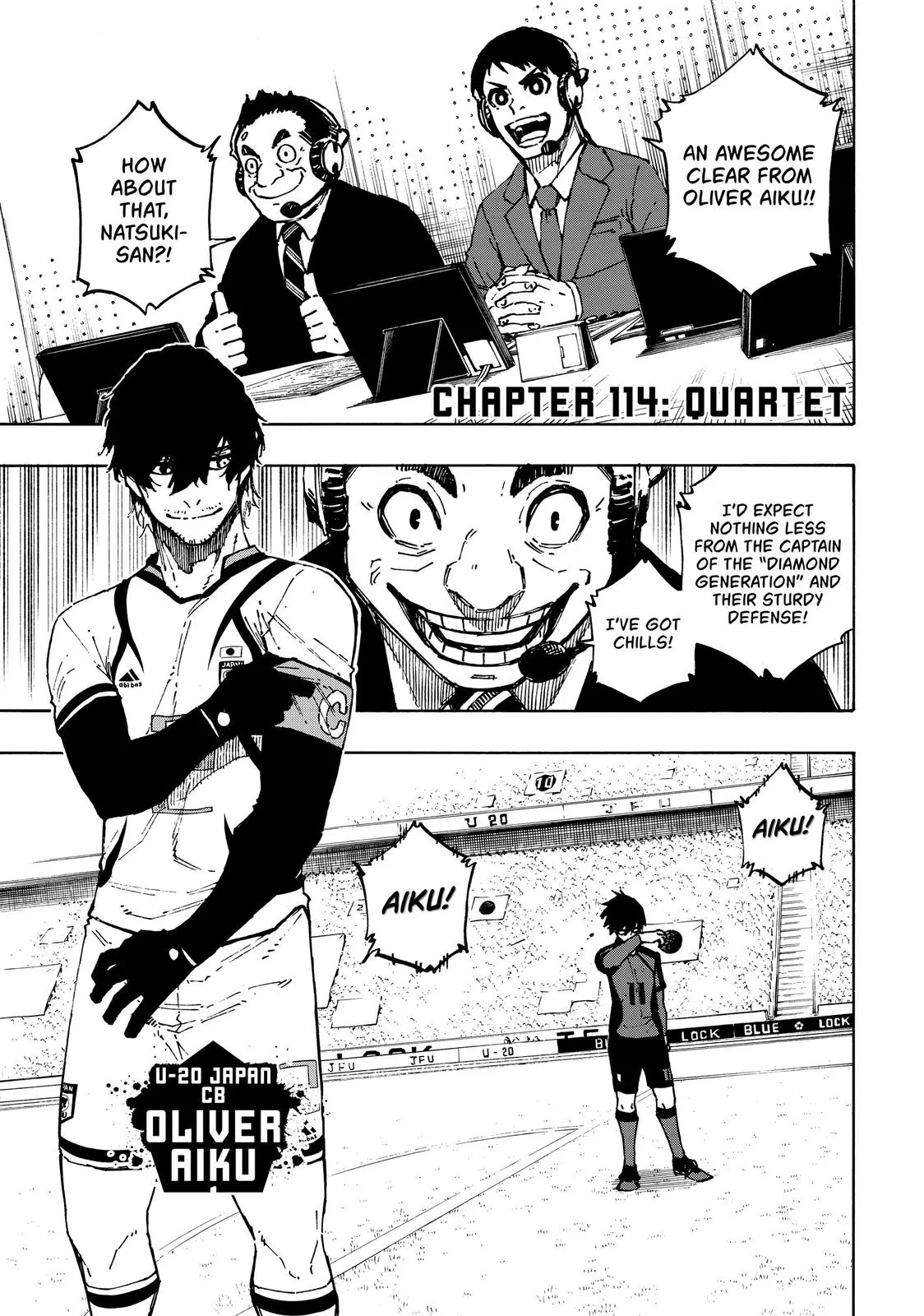 B Lock Manga, chapter 114, page 1