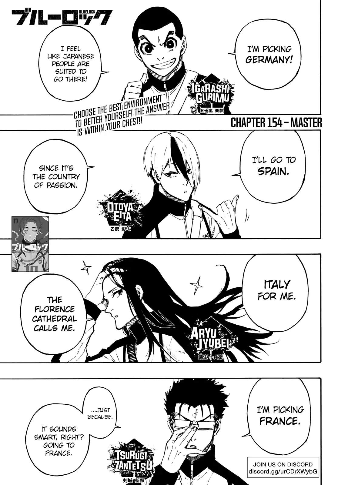 B Lock Manga, chapter 154, page 2