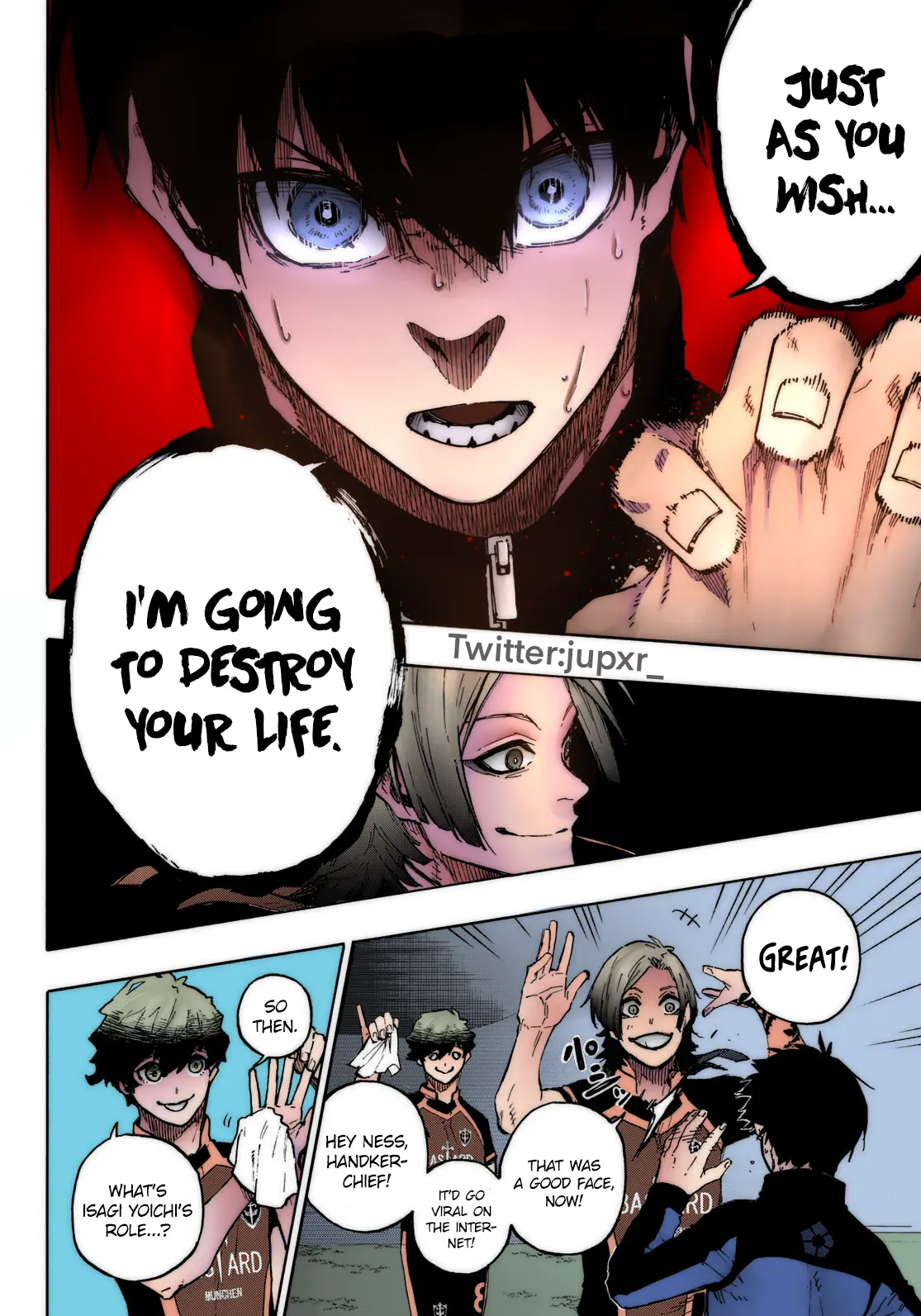 B Lock Manga, chapter 157, page 20