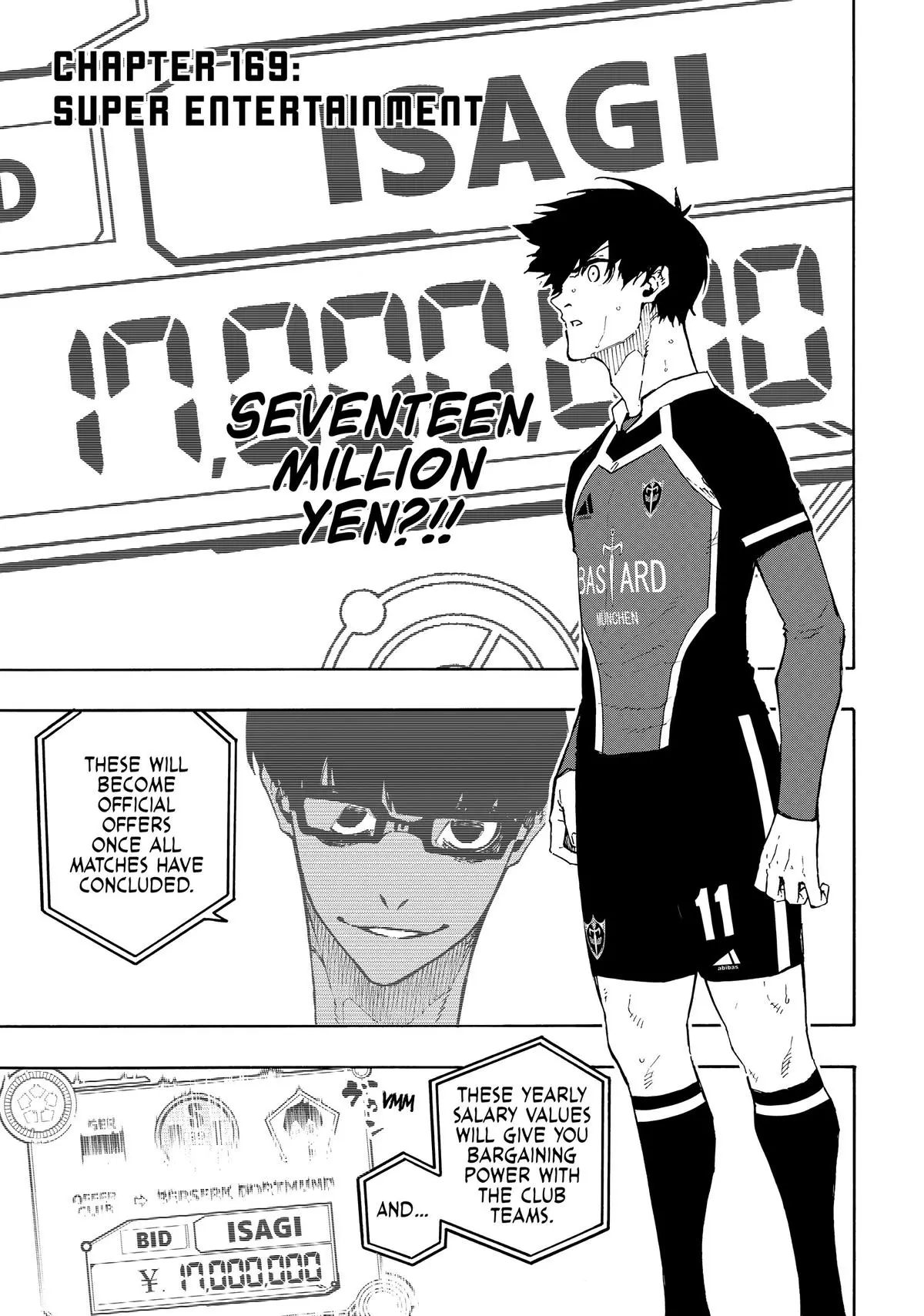 B Lock Manga, chapter 169, page 1