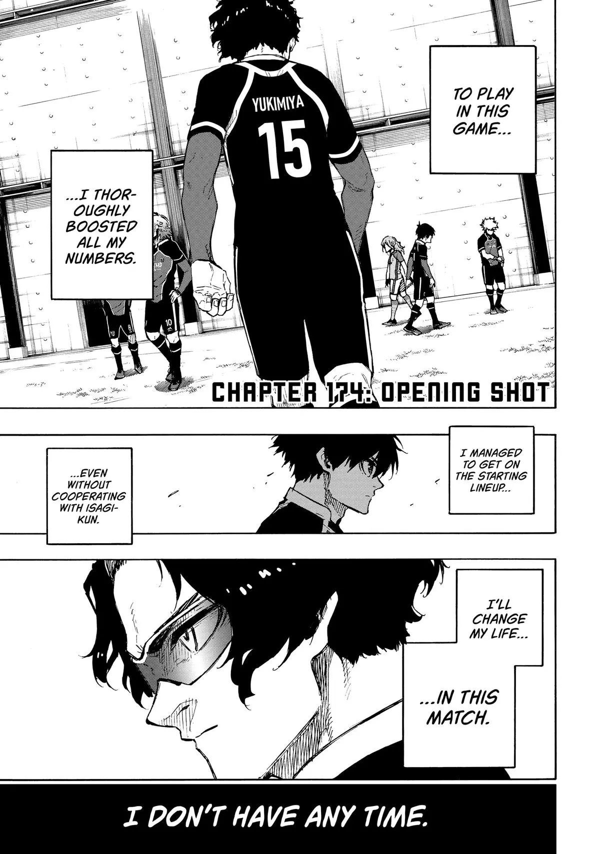 B Lock Manga, chapter 174, page 1