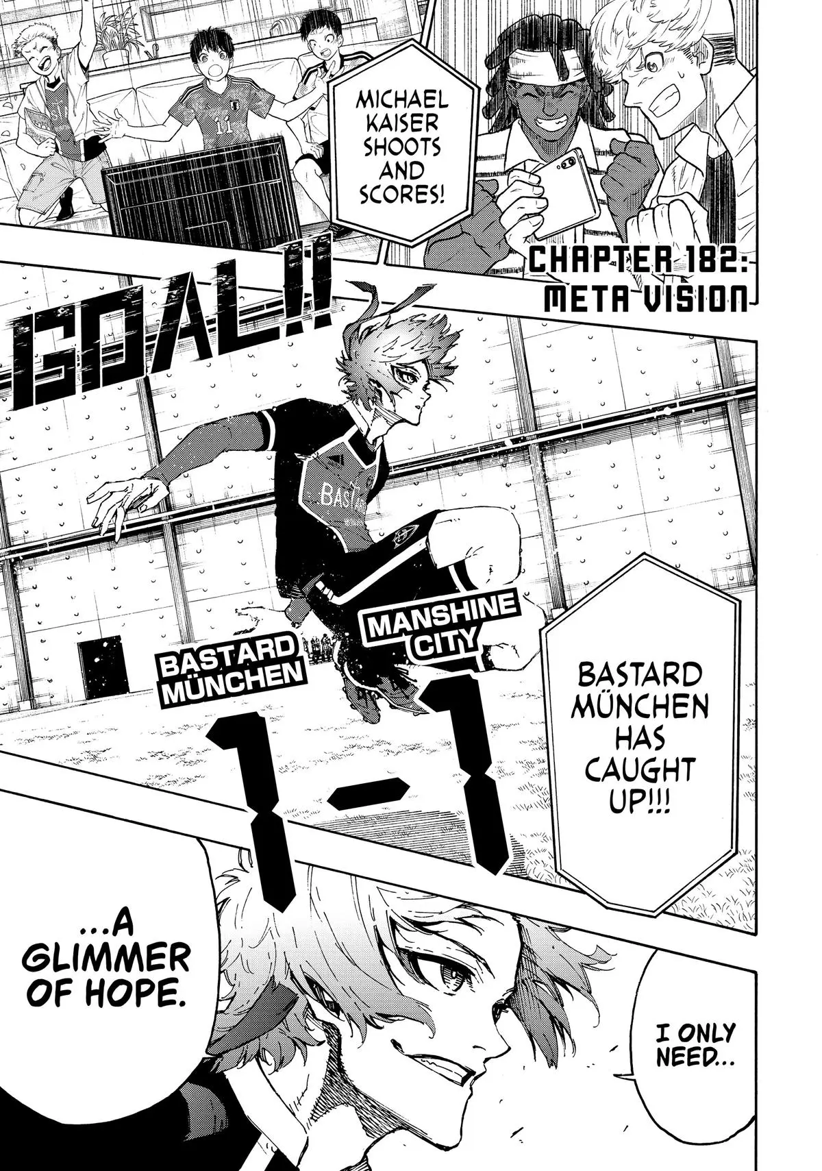 B Lock Manga, chapter 182, page 1