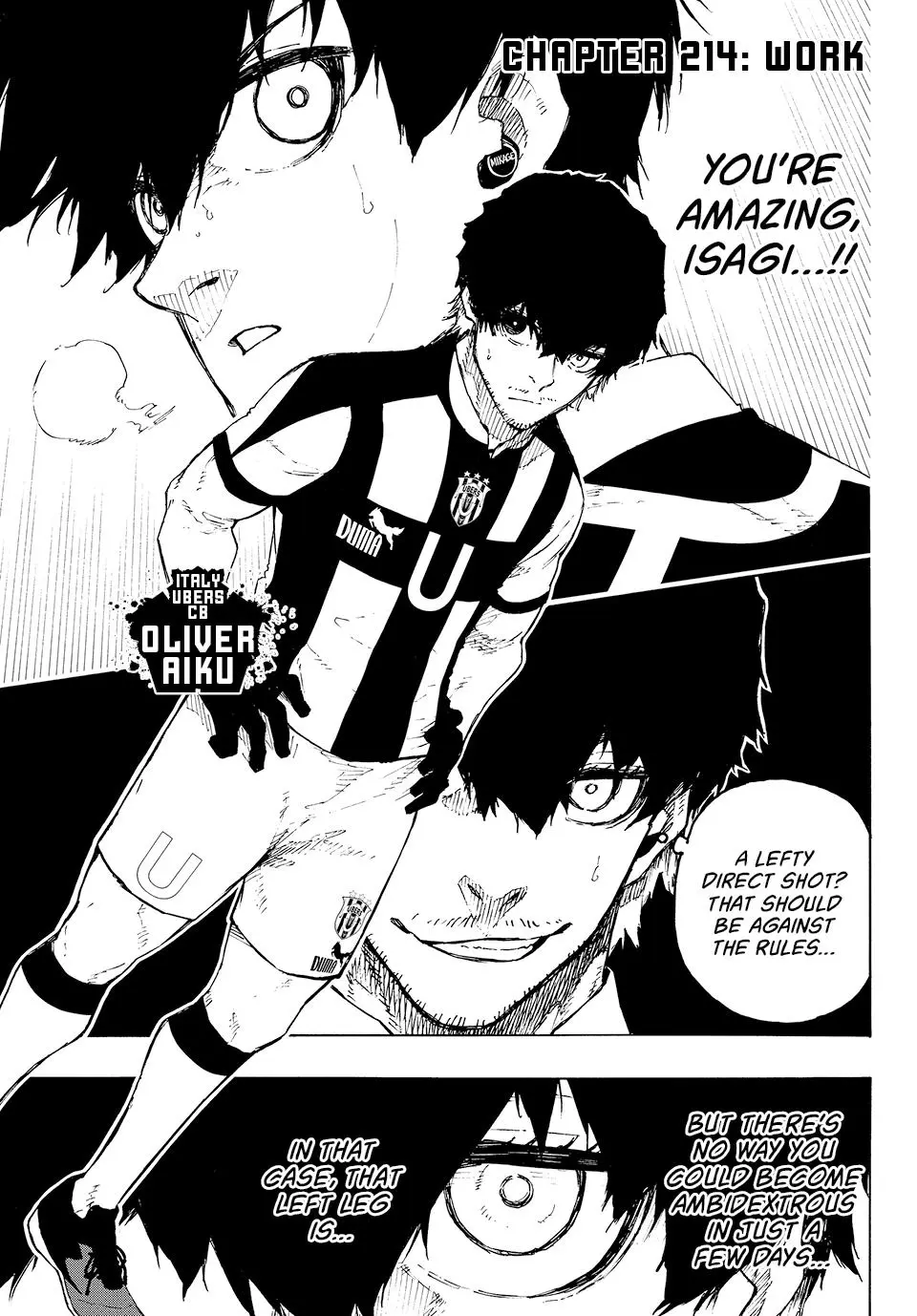 B Lock Manga, chapter 214, page 1