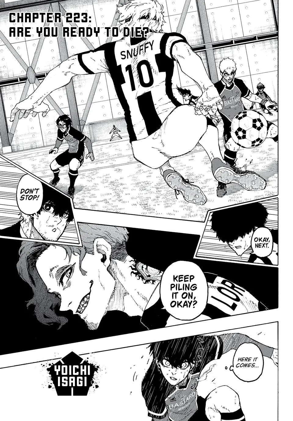B Lock Manga, chapter 223, page 1