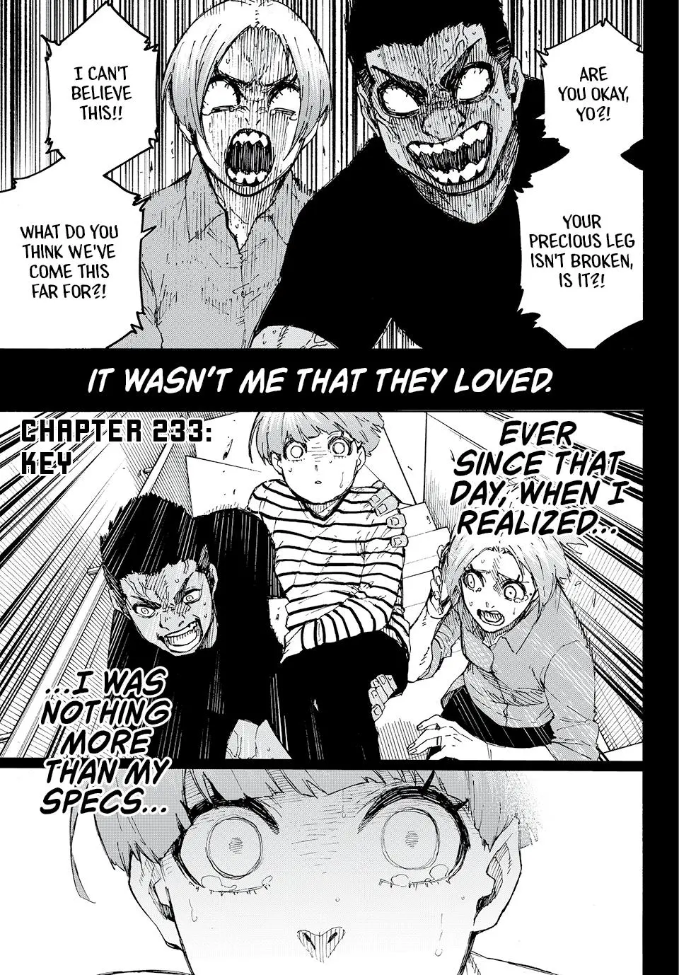 B Lock Manga, chapter 233, page 1