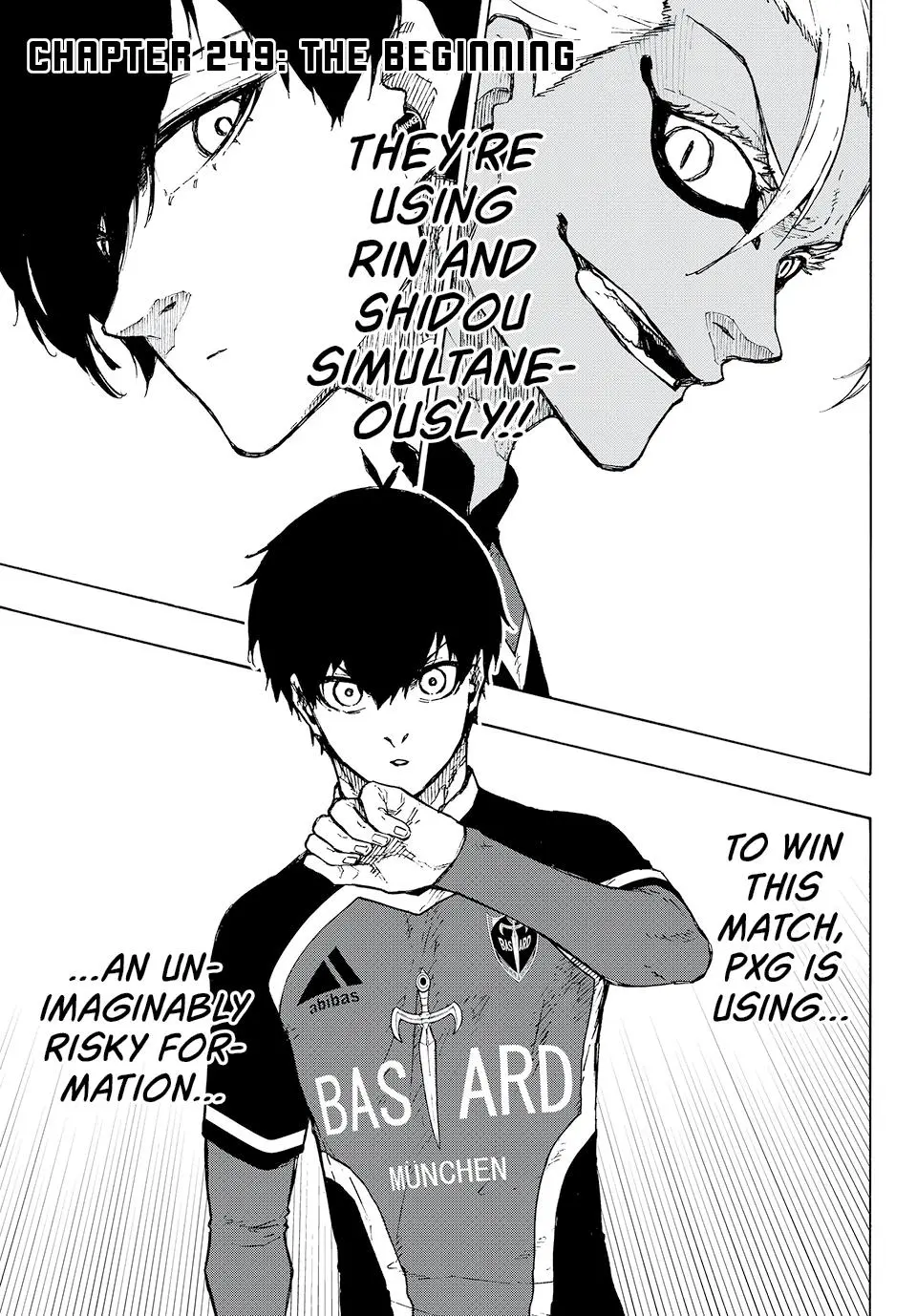 B Lock Manga, chapter 249, page 1