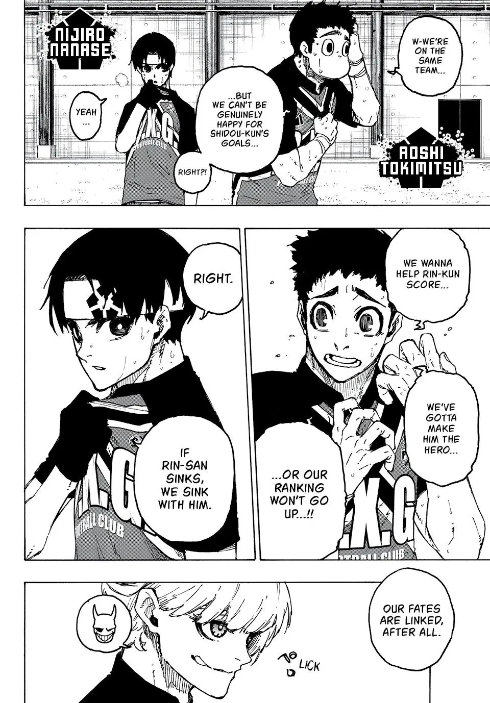 B Lock Manga, chapter 254, page 2