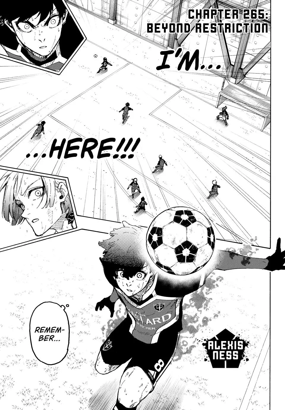 B Lock Manga, chapter 265, page 1