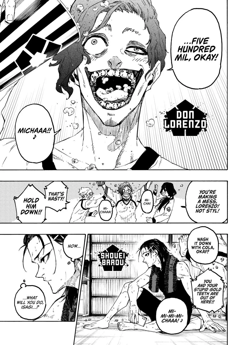 B Lock Manga, chapter 268, page 3
