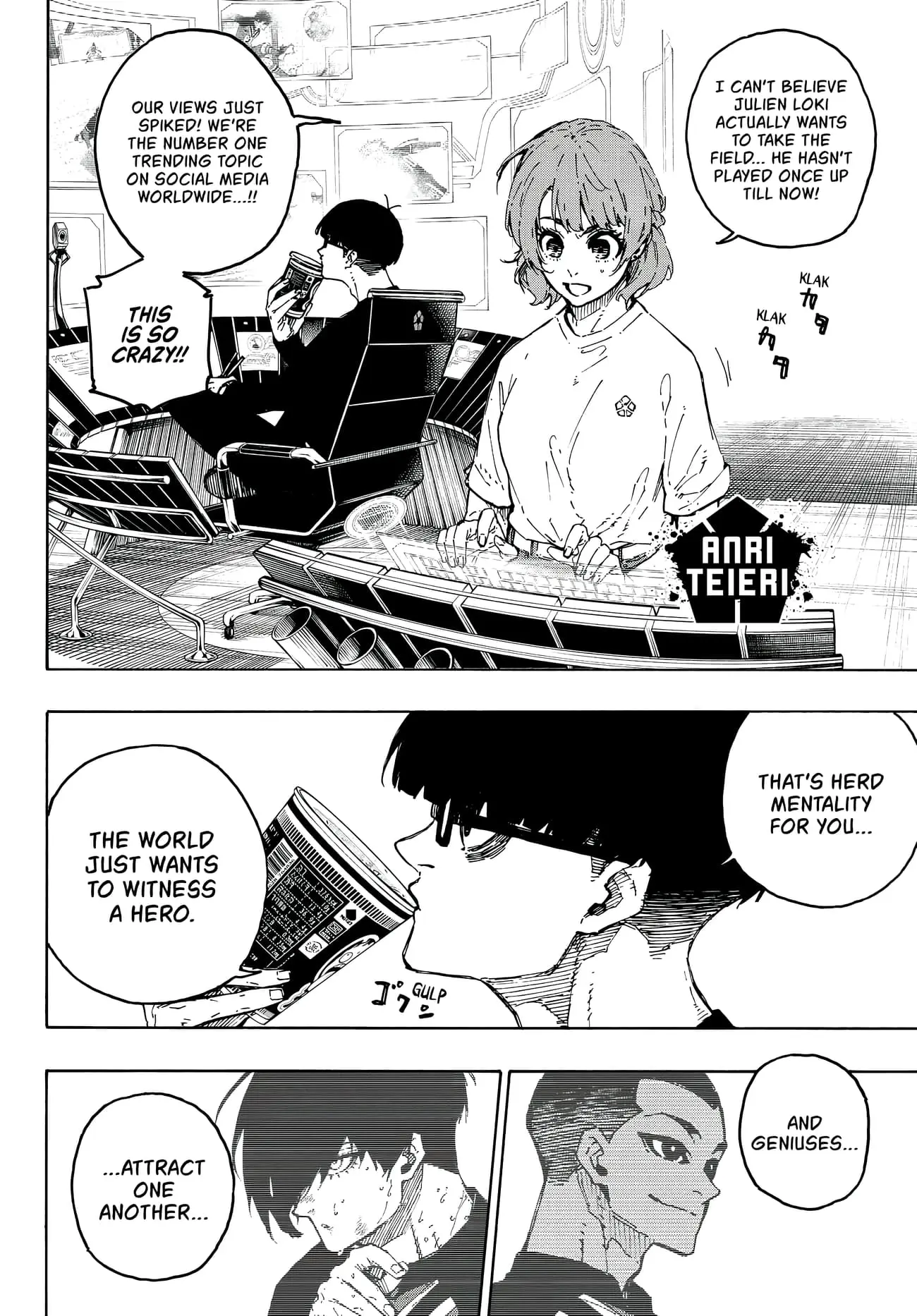 B Lock Manga, chapter 277, page 2