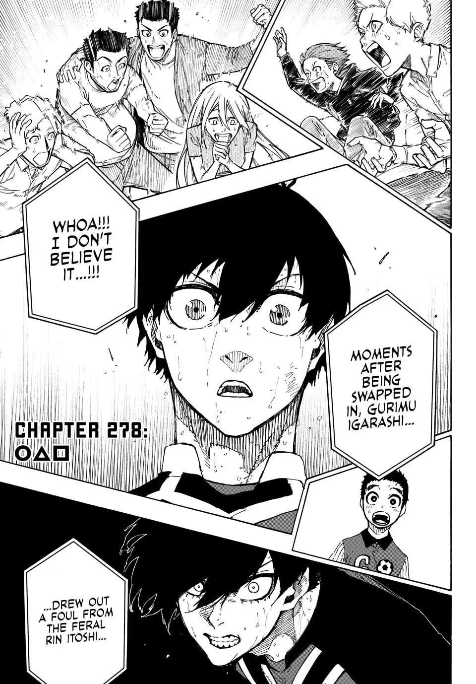 B Lock Manga, chapter 278, page 1
