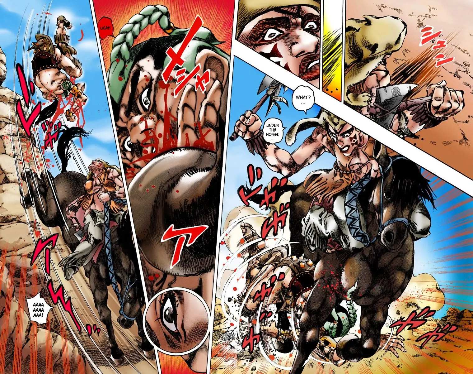 JoJo's Bizarre Adventure Steel Ball Run Colored Manga, chapter 1, page 9