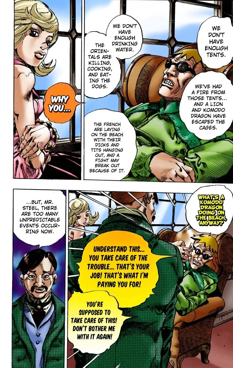 JoJo's Bizarre Adventure Steel Ball Run Colored Manga, chapter 1, page 23