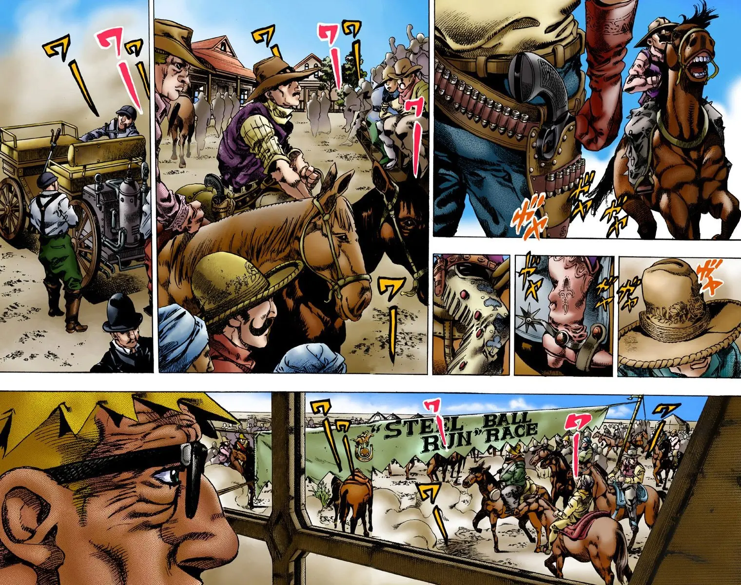 JoJo's Bizarre Adventure Steel Ball Run Colored Manga, chapter 1, page 26