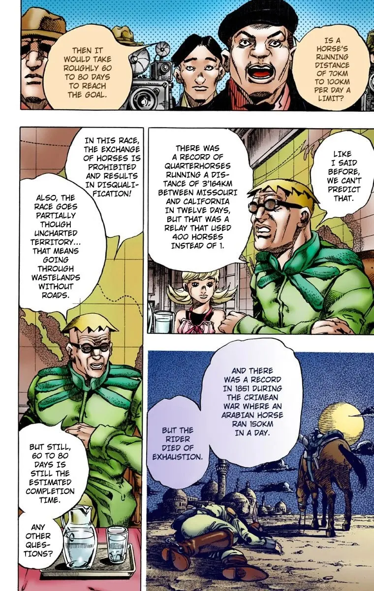 JoJo's Bizarre Adventure Steel Ball Run Colored Manga, chapter 1, page 32