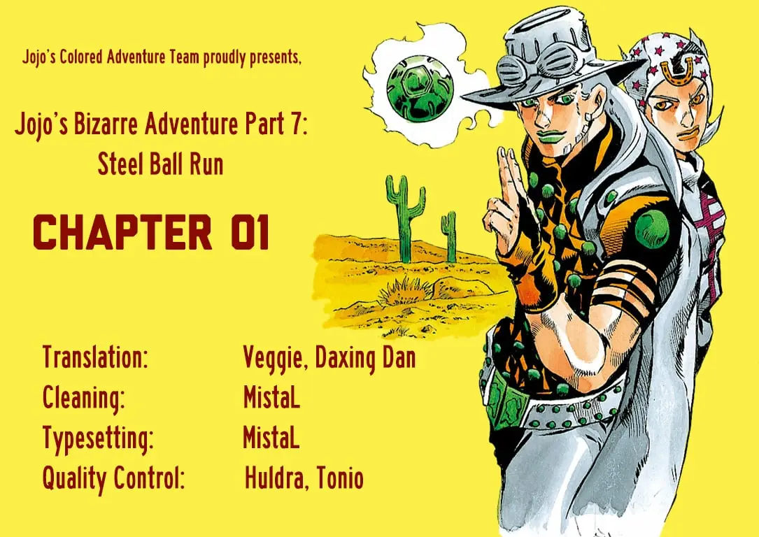 JoJo's Bizarre Adventure Steel Ball Run Colored Manga, chapter 1, page 46