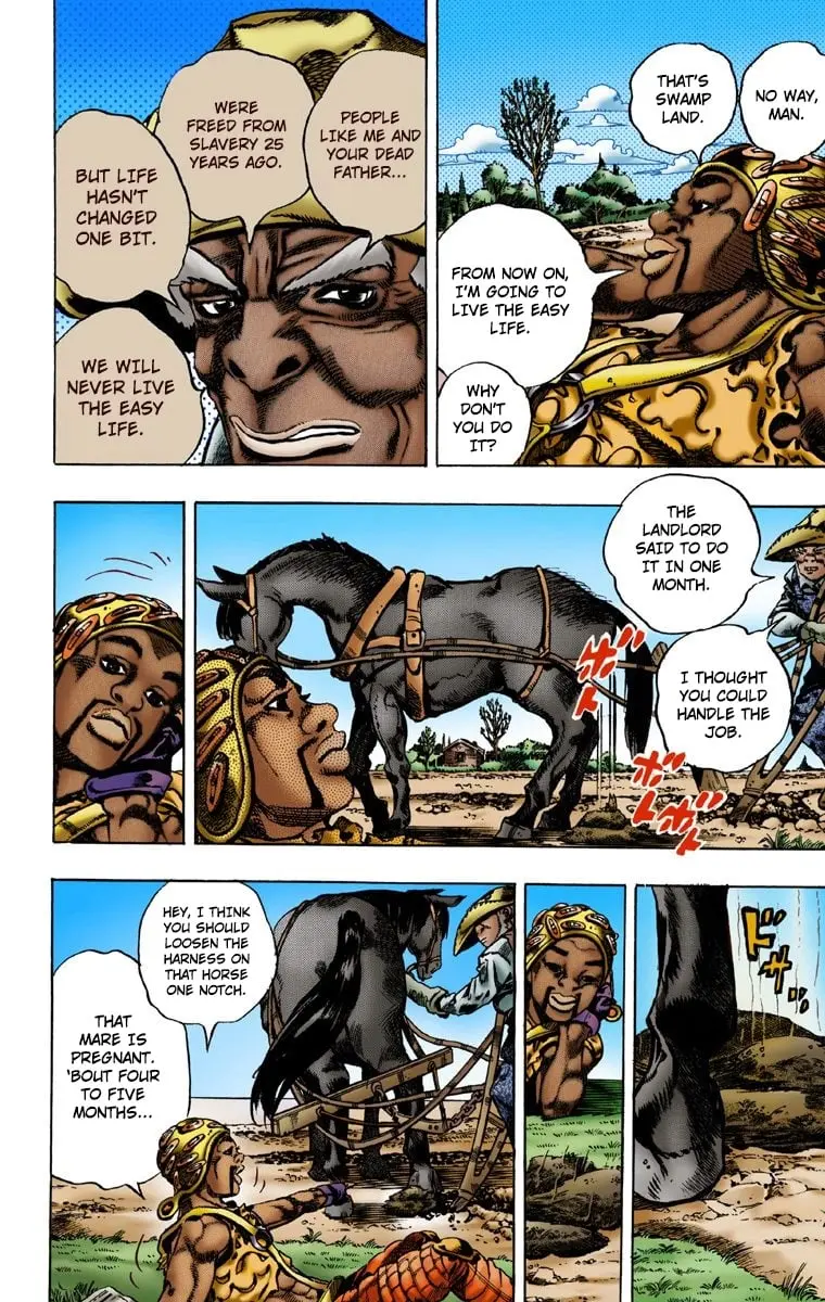JoJo's Bizarre Adventure Steel Ball Run Colored Manga, chapter 2, page 6