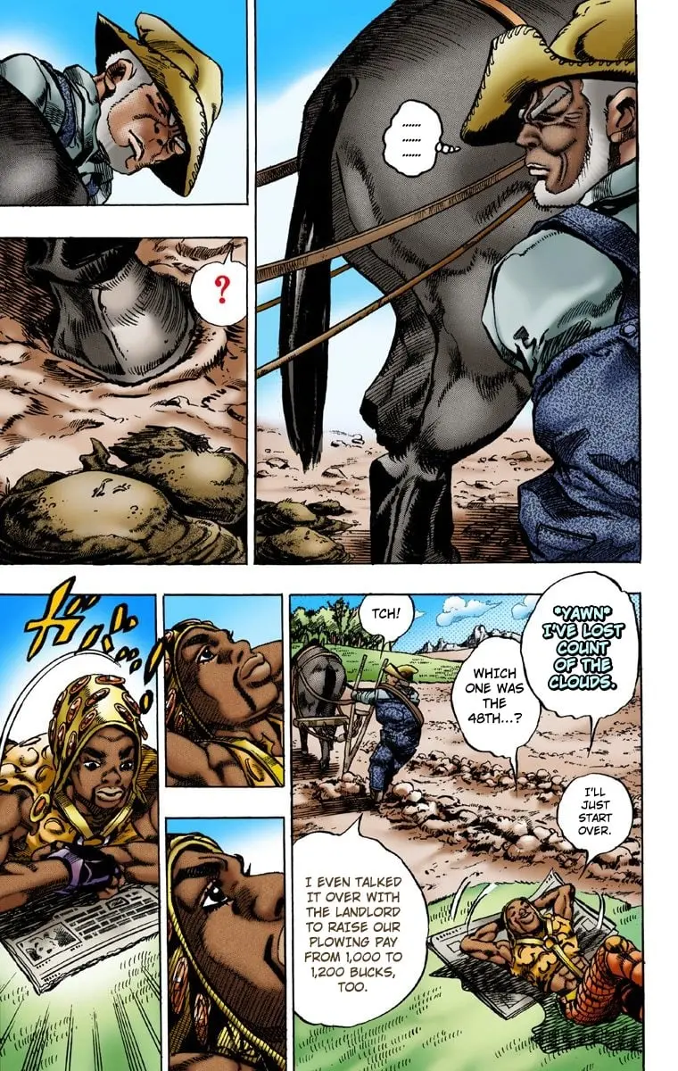 JoJo's Bizarre Adventure Steel Ball Run Colored Manga, chapter 2, page 7