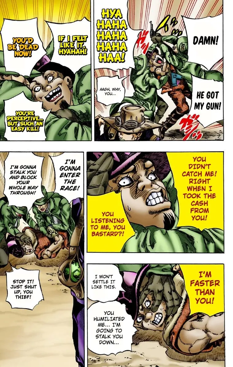 JoJo's Bizarre Adventure Steel Ball Run Colored Manga, chapter 2, page 14