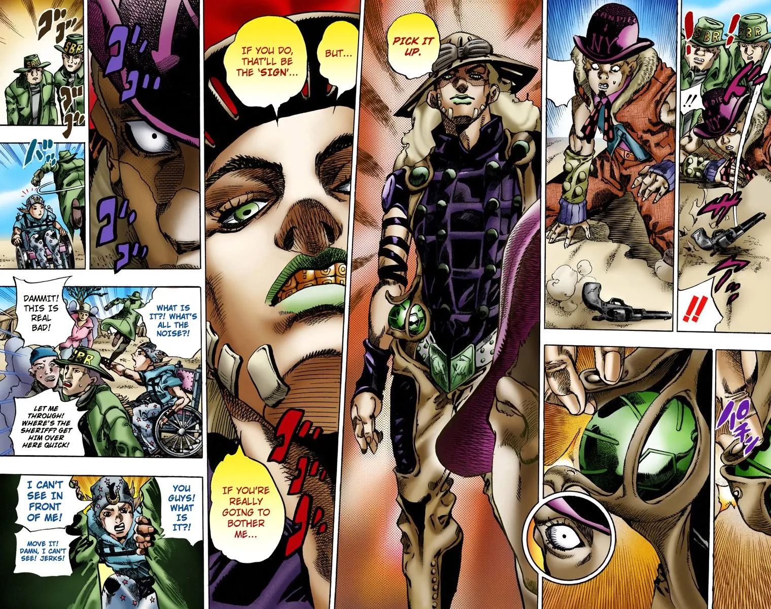 JoJo's Bizarre Adventure Steel Ball Run Colored Manga, chapter 2, page 17
