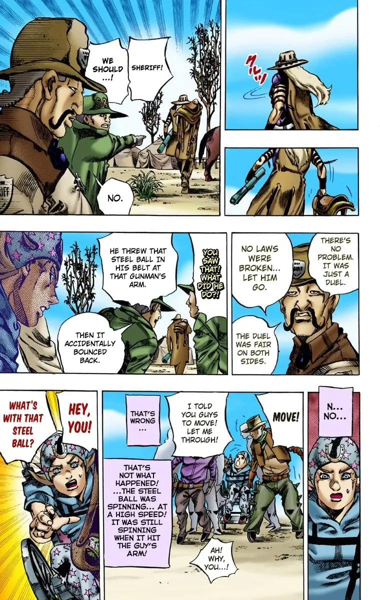 JoJo's Bizarre Adventure Steel Ball Run Colored Manga, chapter 2, page 26
