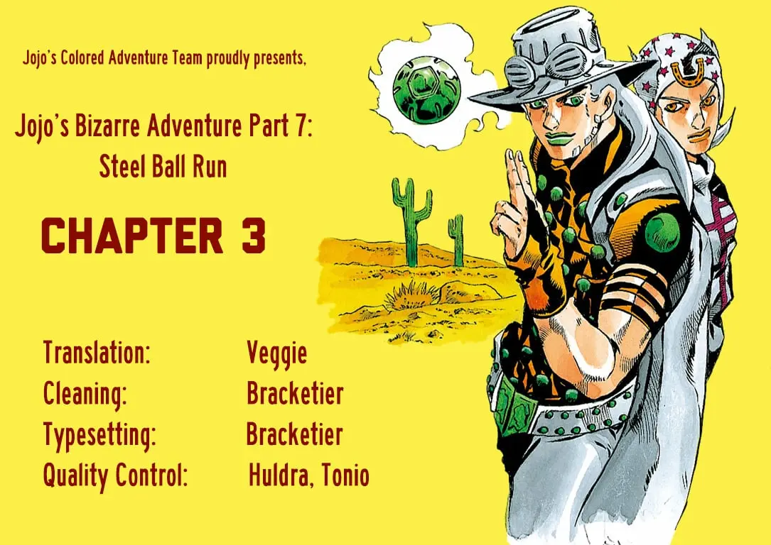 JoJo's Bizarre Adventure Steel Ball Run Colored Manga, chapter 3, page 32