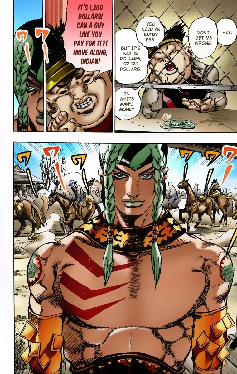 JoJo's Bizarre Adventure Steel Ball Run Colored Manga, chapter 4, page 13