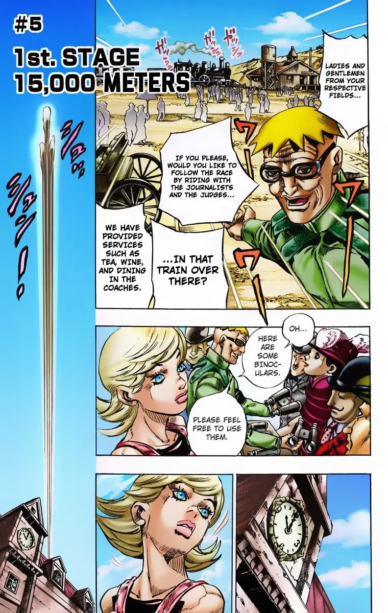 JoJo's Bizarre Adventure Steel Ball Run Colored Manga, chapter 5, page 1
