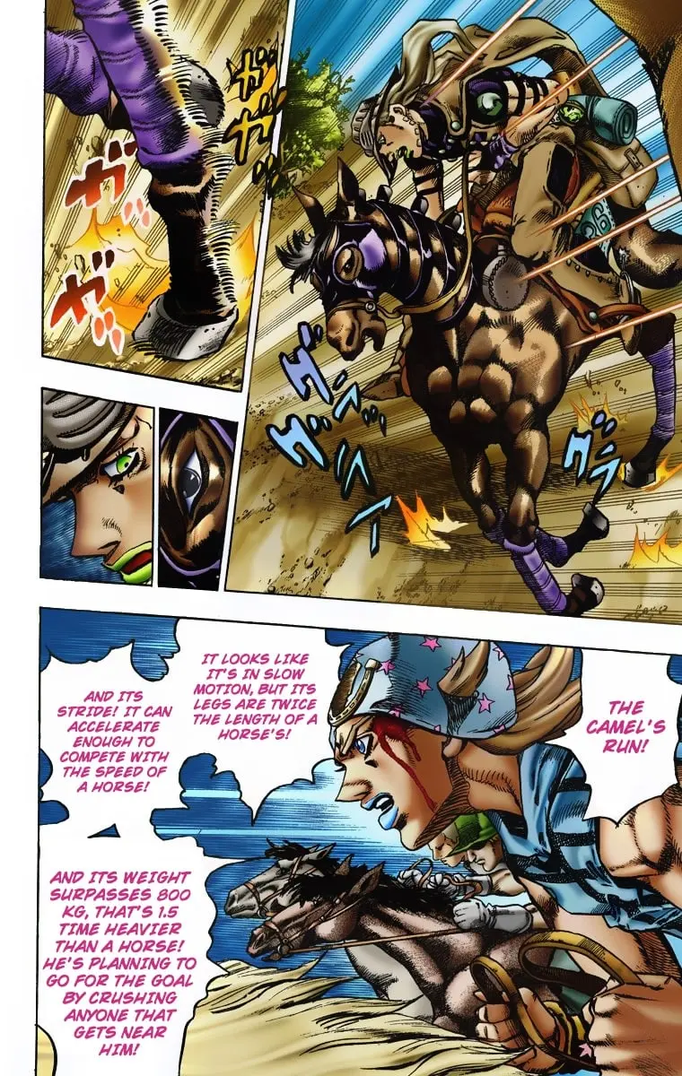 JoJo's Bizarre Adventure Steel Ball Run Colored Manga, chapter 5, page 14