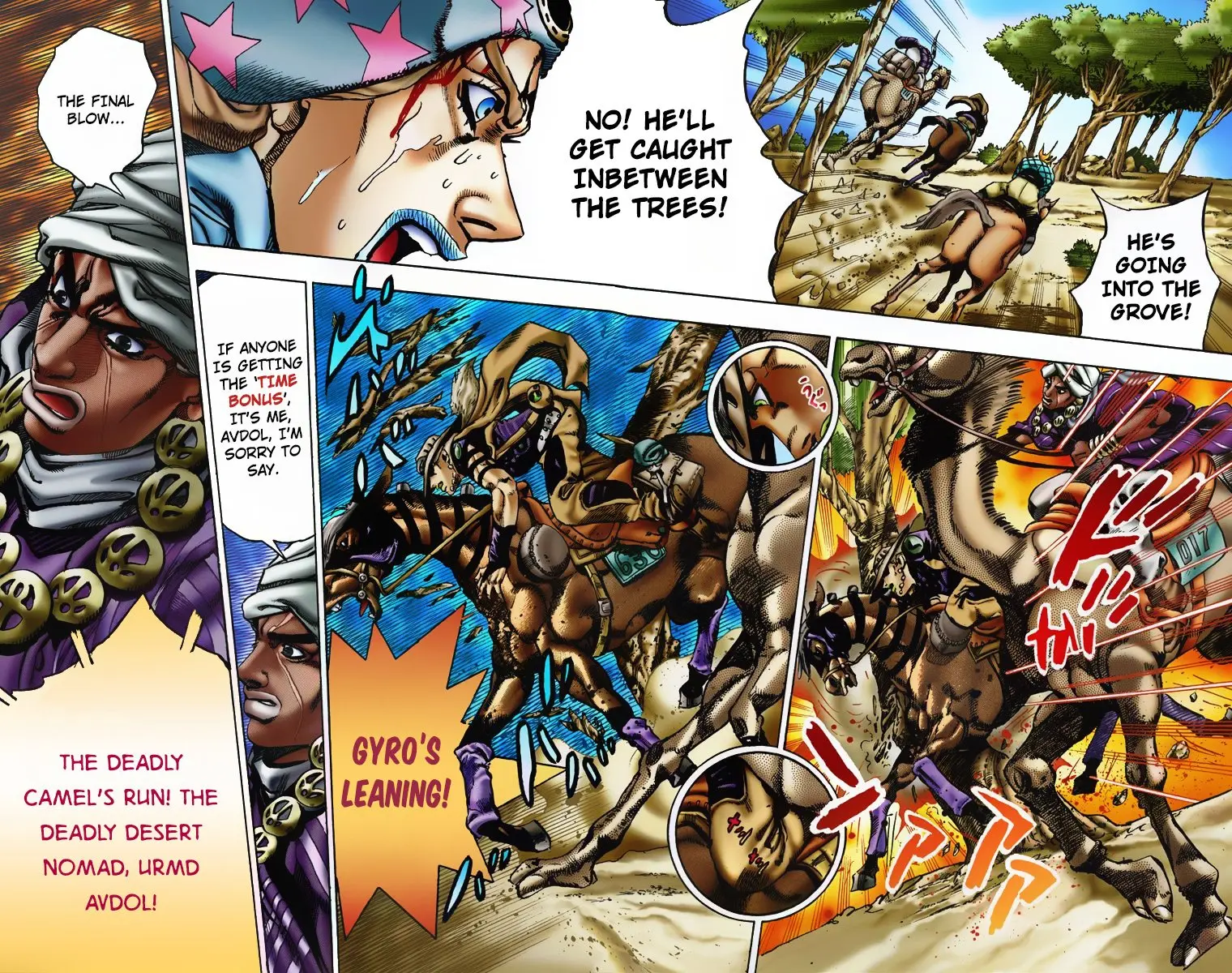 JoJo's Bizarre Adventure Steel Ball Run Colored Manga, chapter 5, page 17