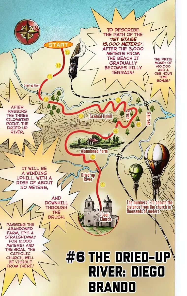 JoJo's Bizarre Adventure Steel Ball Run Colored Manga, chapter 6, page 2