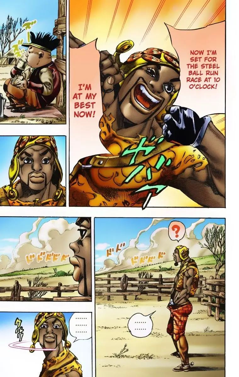 JoJo's Bizarre Adventure Steel Ball Run Colored Manga, chapter 6, page 22
